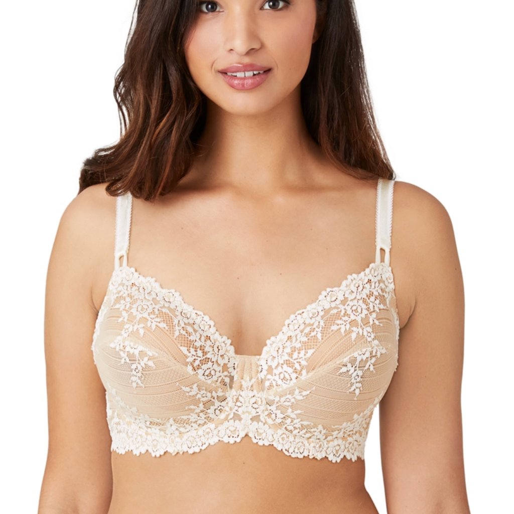 Wacoal Elegant Lace Embrace Underwire Bra - Cream